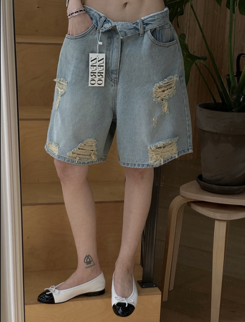 ZEROZERO韓國東大門代購女士新品休閑時尚熱賣26春夏短褲復古ZEROZERO短褲圖色2