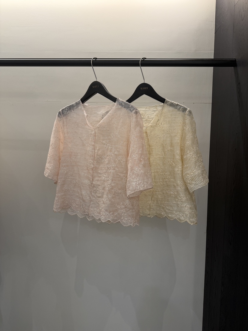 MURMUR韓國東大門代購女裝新款休閑人氣職業熱賣襯衫蕾絲衫MURMUR襯衫/蕾絲衫