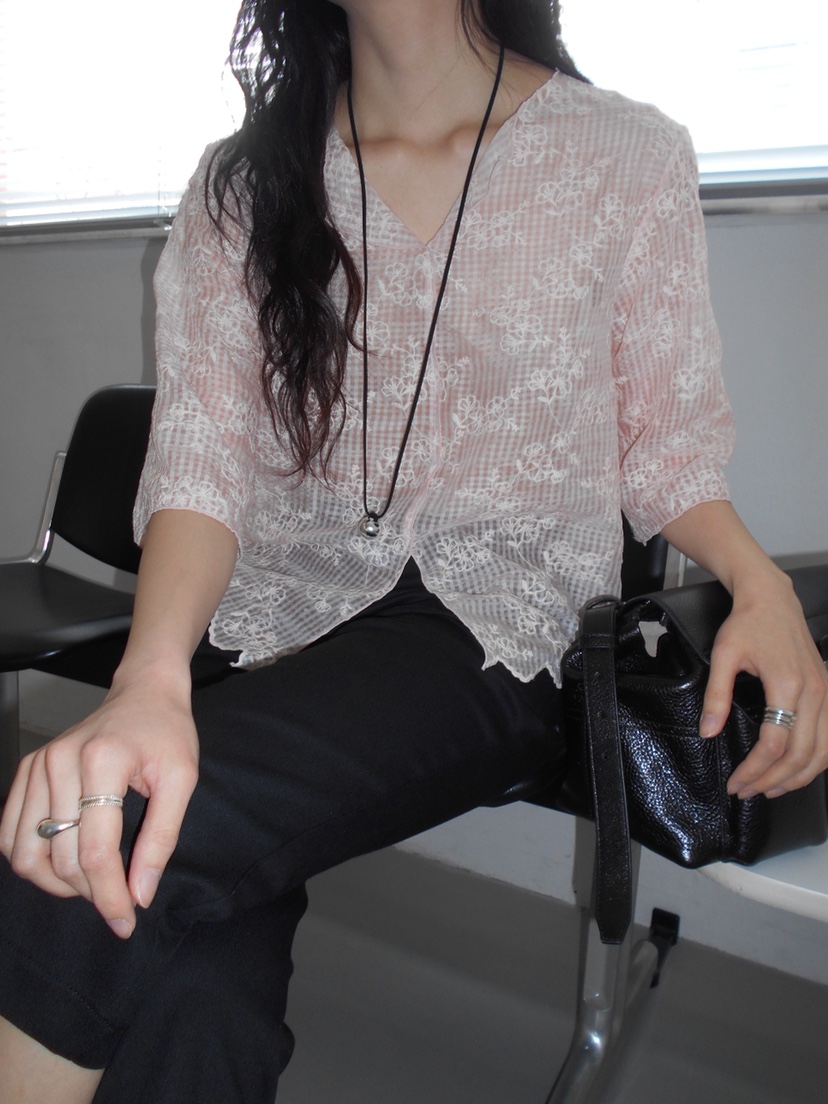 MURMUR韓國東大門代購女裝新款休閑人氣職業熱賣襯衫蕾絲衫MURMUR襯衫/蕾絲衫