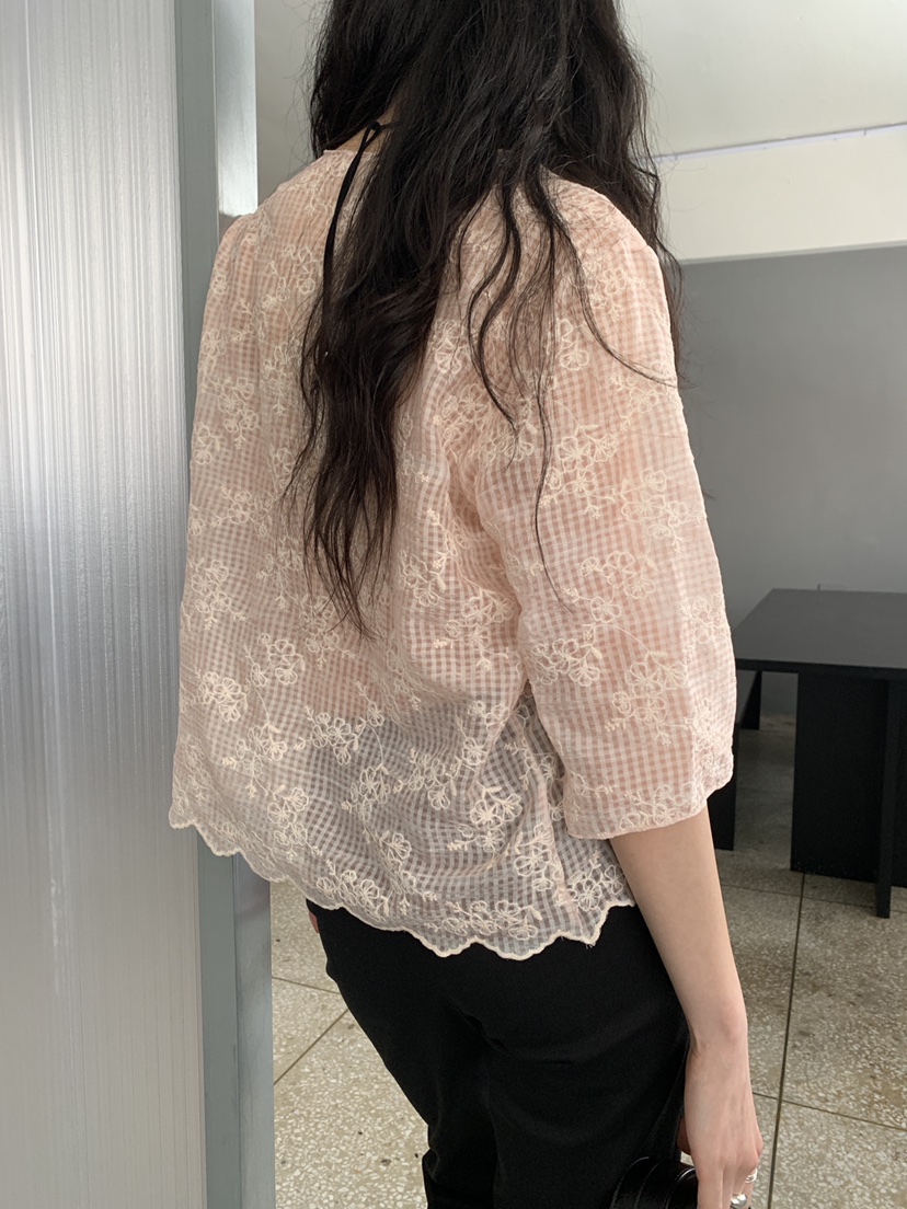 MURMUR韓國東大門代購女裝新款休閑人氣職業熱賣襯衫蕾絲衫MURMUR襯衫/蕾絲衫