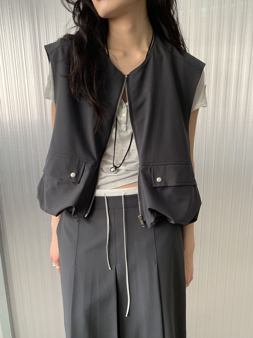 MURMUR韓國東大門直郵女士新品職業26春夏休閑推薦人氣馬甲MURMUR馬甲