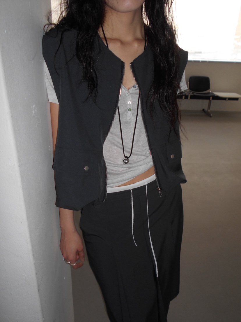 MURMUR韓國東大門直郵女士新品職業26春夏休閑推薦人氣馬甲MURMUR馬甲