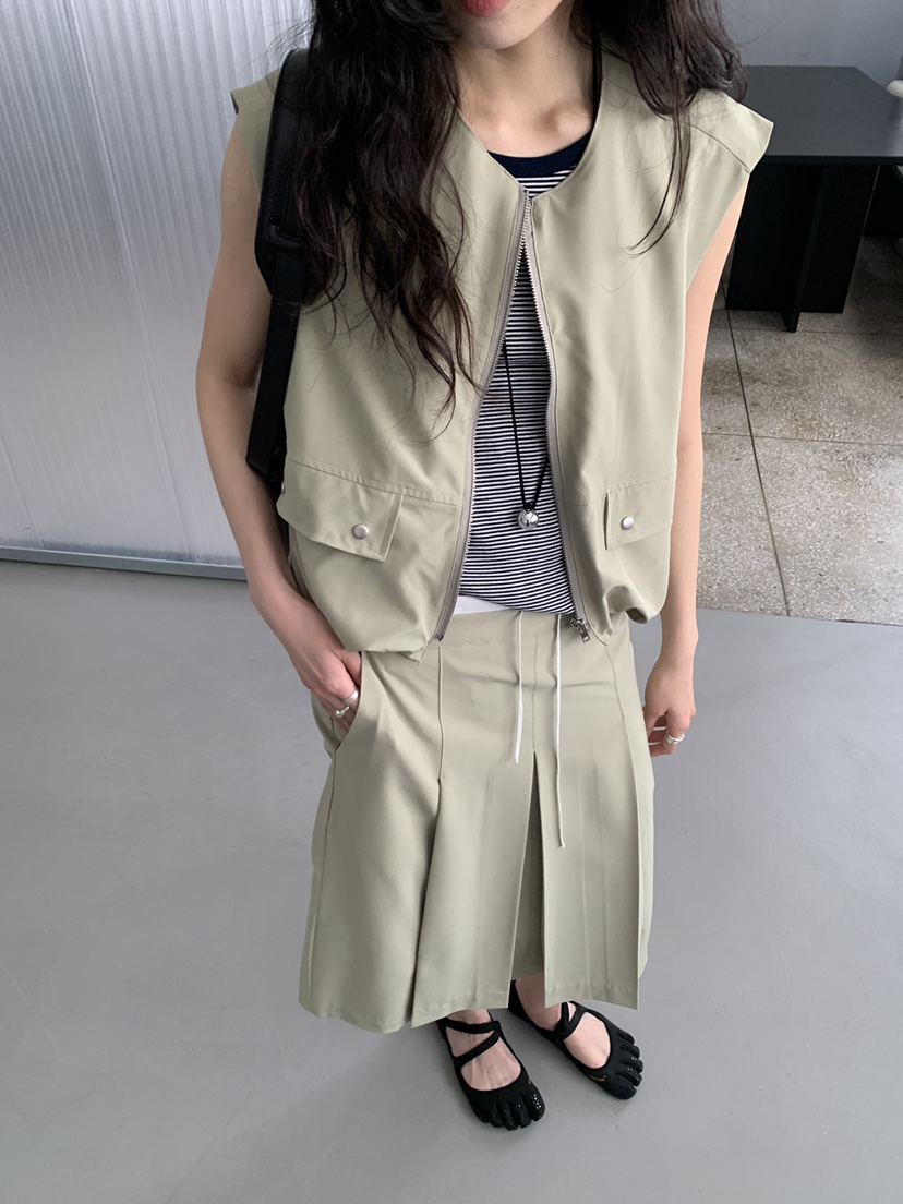 MURMUR韓國東大門直郵女士新品職業26春夏休閑推薦人氣馬甲MURMUR馬甲