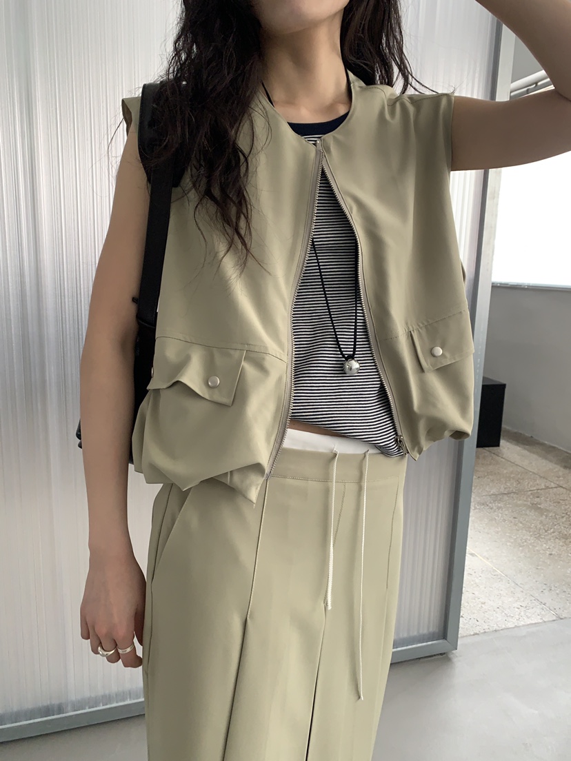 MURMUR韓國東大門直郵女士新品職業26春夏休閑推薦人氣馬甲MURMUR馬甲