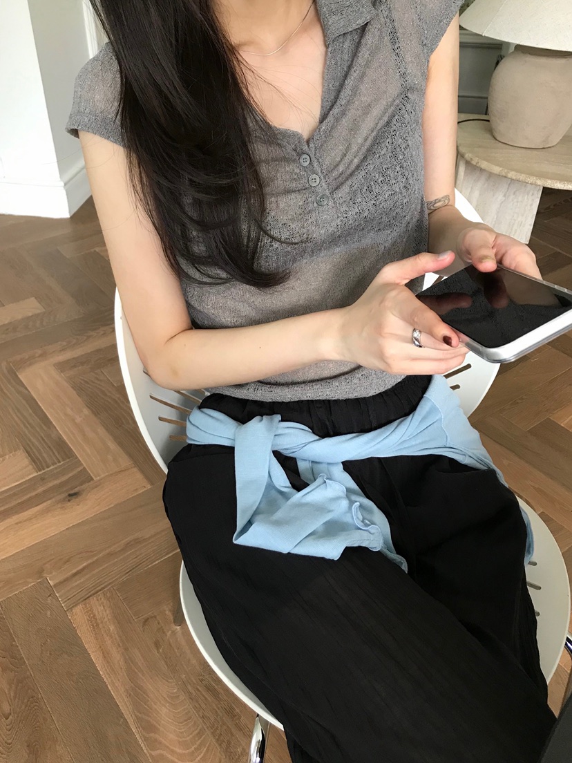 ESCHER韓國東大門代購女士新款熱賣休閑職業人氣26春夏T恤ESCHERT恤