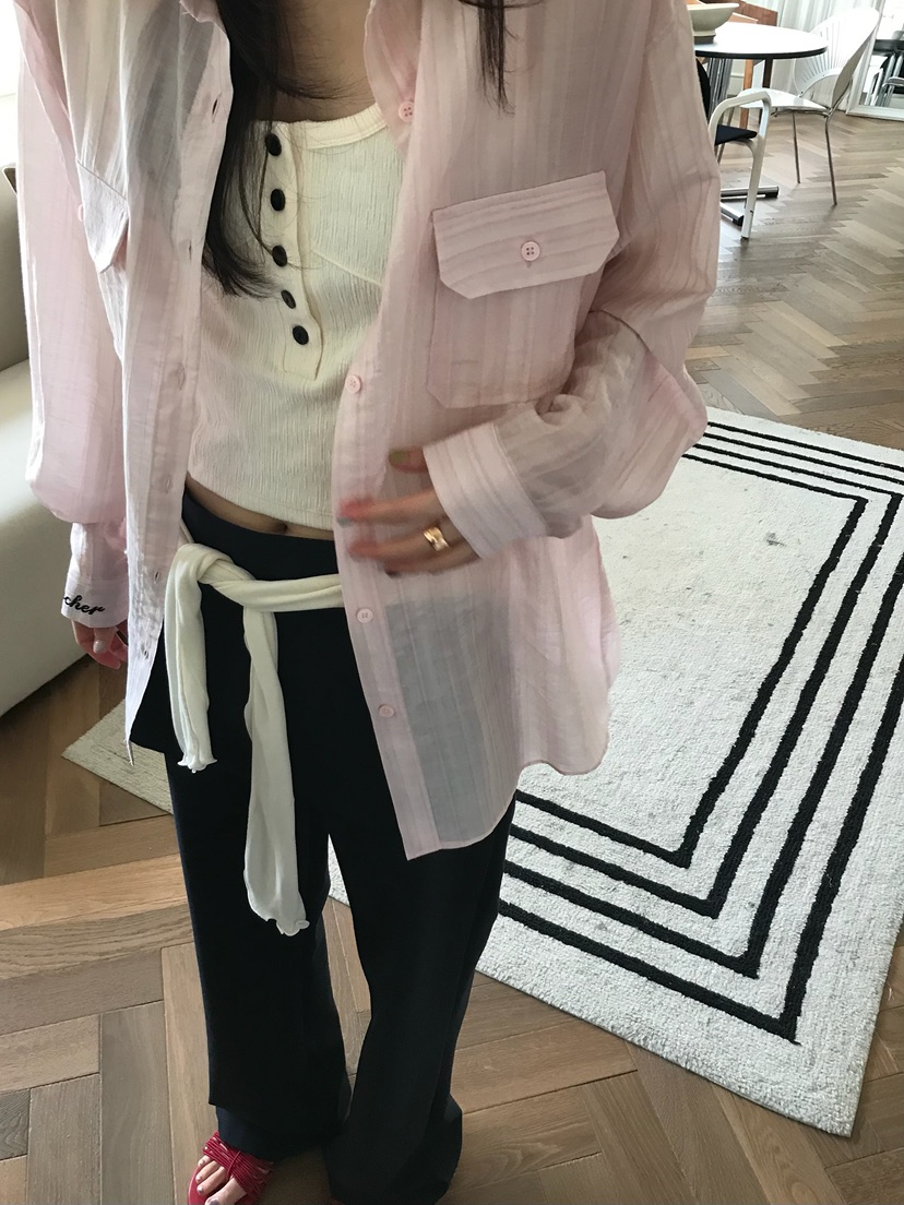 ESCHER韓國東大門代購女裝新品推薦熱賣休閑襯衫蕾絲衫刺繡ESCHER襯衫/蕾絲衫