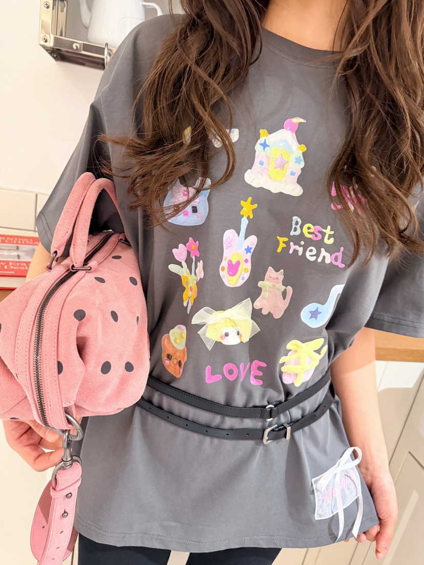 BOUTIQUE-L韓國代購女士新品推薦時尚26春夏熱賣人氣T恤BOUTIQUE-LT恤