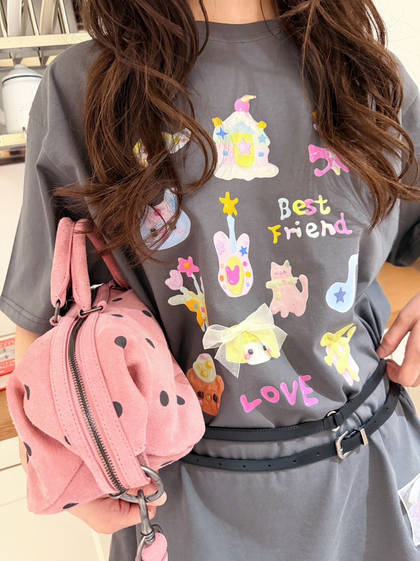 BOUTIQUE-L韓國代購女士新品推薦時尚26春夏熱賣人氣T恤BOUTIQUE-LT恤