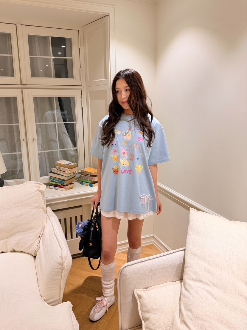 BOUTIQUE-L韓國代購女士新品推薦時尚26春夏熱賣人氣T恤BOUTIQUE-LT恤