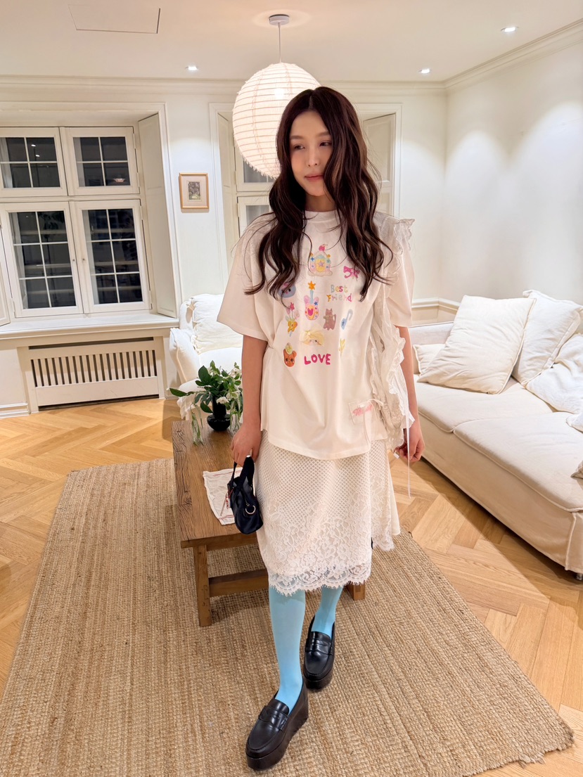 BOUTIQUE-L韓國代購女士新品推薦時尚26春夏熱賣人氣T恤BOUTIQUE-LT恤