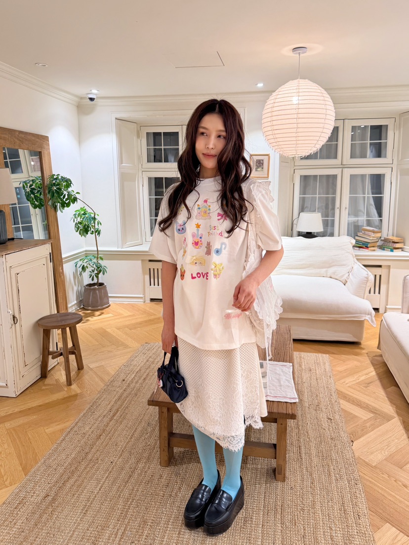 BOUTIQUE-L韓國代購女士新品推薦時尚26春夏熱賣人氣T恤BOUTIQUE-LT恤