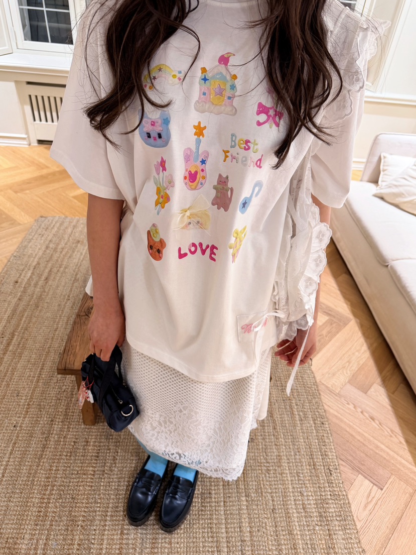 BOUTIQUE-L韓國代購女士新品推薦時尚26春夏熱賣人氣T恤BOUTIQUE-LT恤