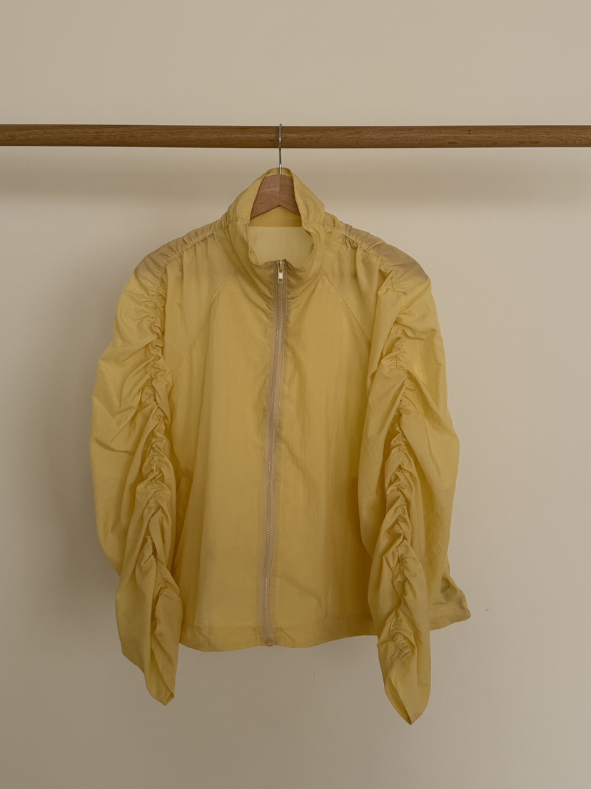 OURWAVE/OUR ROOM韓國東大門代購女裝新款休閑夾克尼龍褶皺Our Wave/Our Room夾克圖色2