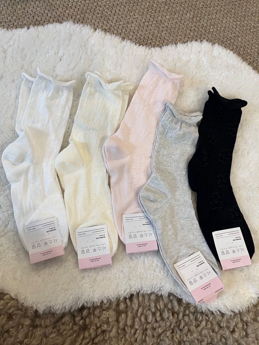 CACTUS-Q韓國東大門直郵女裝新品推薦熱賣職業休閑26春夏襪子CACTUS十雙起/可混搭襪子