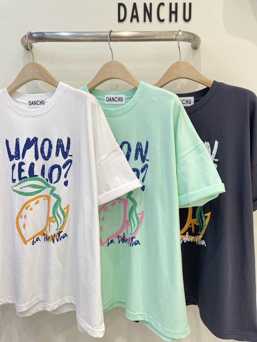 DANCHU韓國東大門代購女裝新品休閑推薦人氣26春夏時尚T恤DANCHUT恤