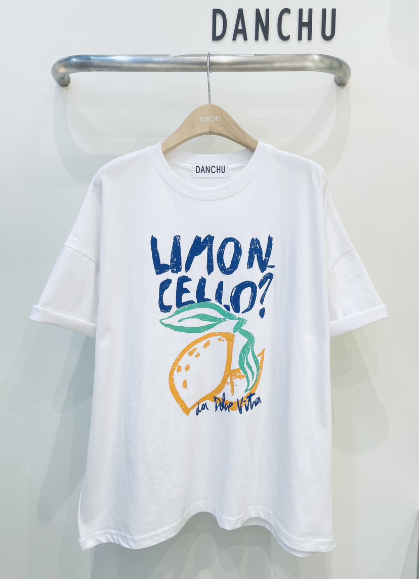 DANCHU韓國東大門代購女裝新品休閑推薦人氣26春夏時尚T恤DANCHUT恤圖色1