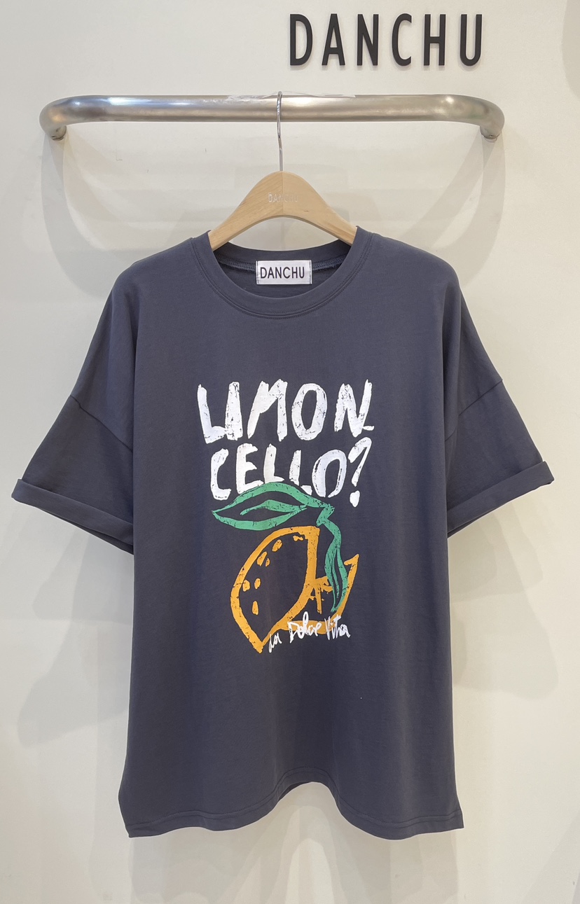 DANCHU韓國東大門代購女裝新品休閑推薦人氣26春夏時尚T恤DANCHUT恤圖色3