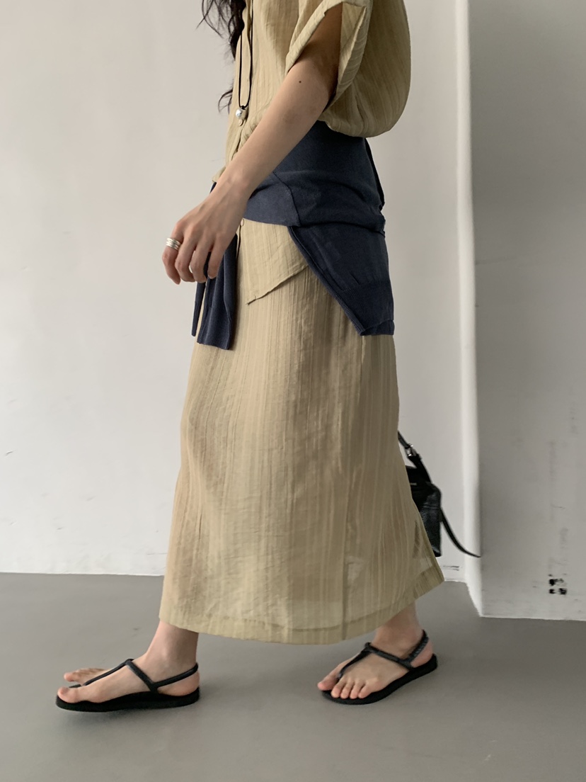 MURMUR韓國東大門直郵女裝新款職業26春夏推薦人氣休閑長裙MURMUR長裙