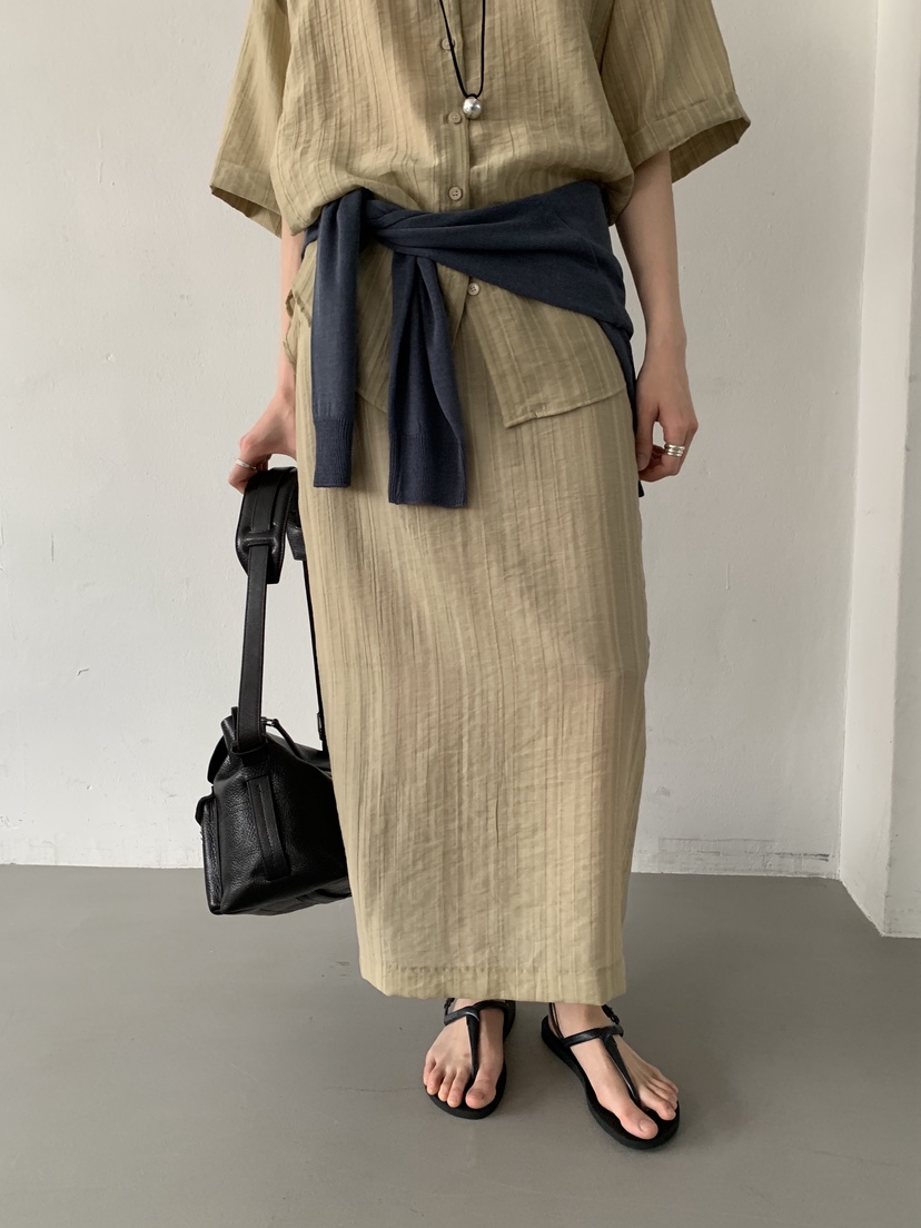 MURMUR韓國東大門直郵女裝新款職業26春夏推薦人氣休閑長裙MURMUR長裙