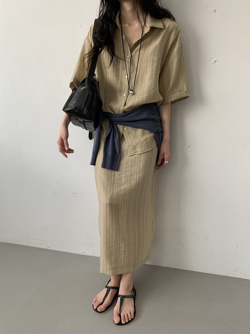 MURMUR韓國東大門直郵女裝新款職業26春夏推薦人氣休閑長裙MURMUR長裙