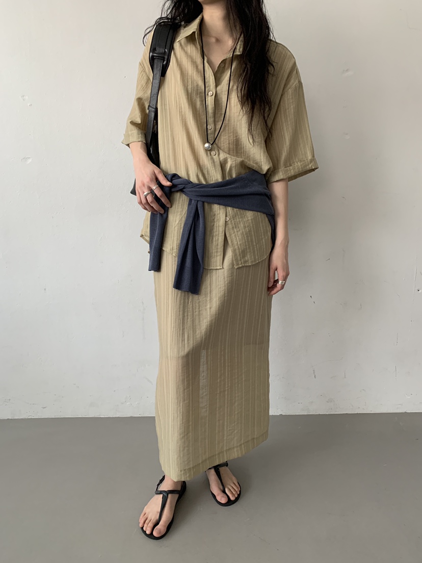 MURMUR韓國東大門直郵女裝新款職業26春夏推薦人氣休閑長裙MURMUR長裙