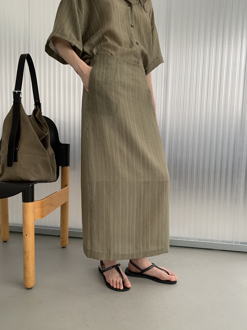 MURMUR韓國東大門直郵女裝新款職業26春夏推薦人氣休閑長裙MURMUR長裙