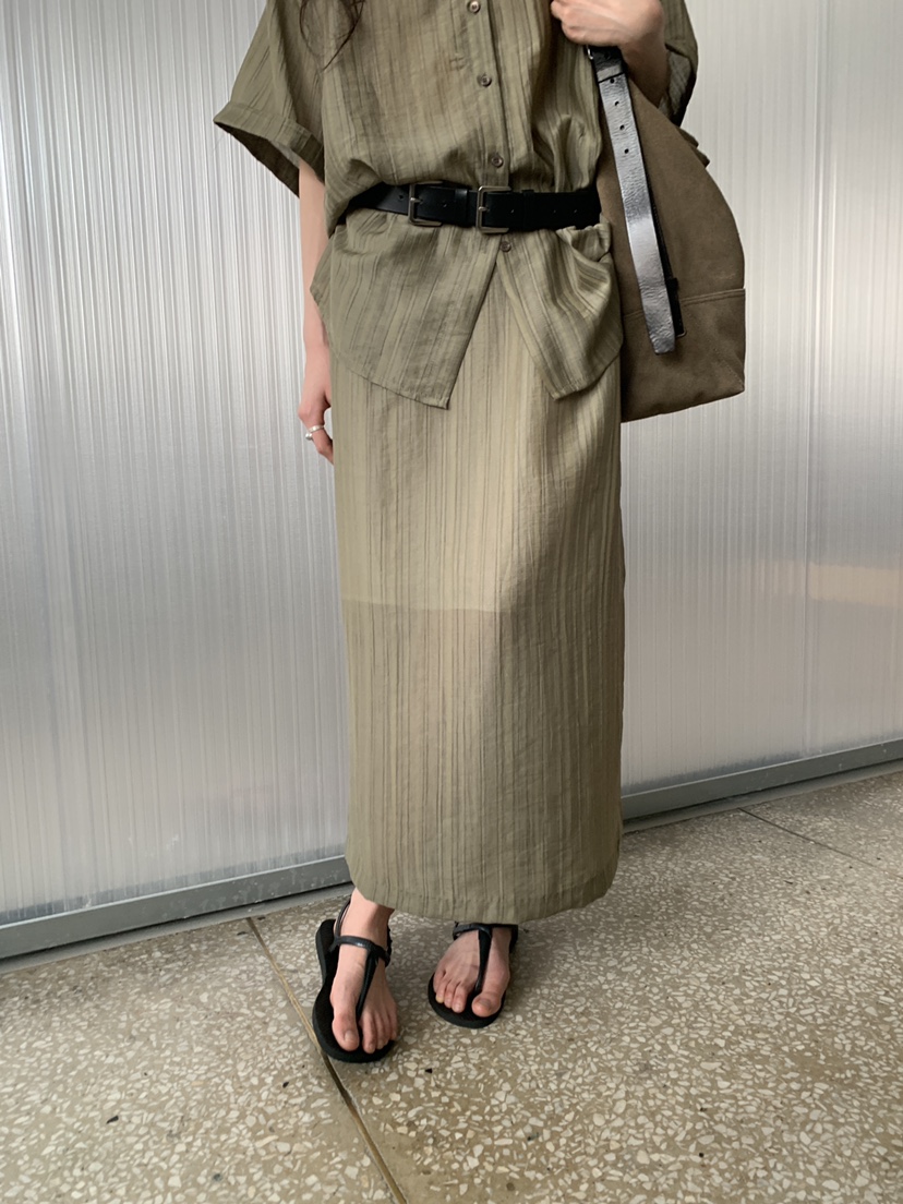 MURMUR韓國東大門直郵女裝新款職業26春夏推薦人氣休閑長裙MURMUR長裙