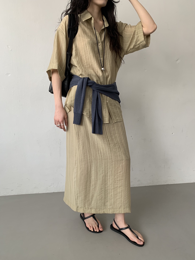 MURMUR韓國東大門直郵女裝新款職業26春夏推薦人氣休閑長裙MURMUR長裙