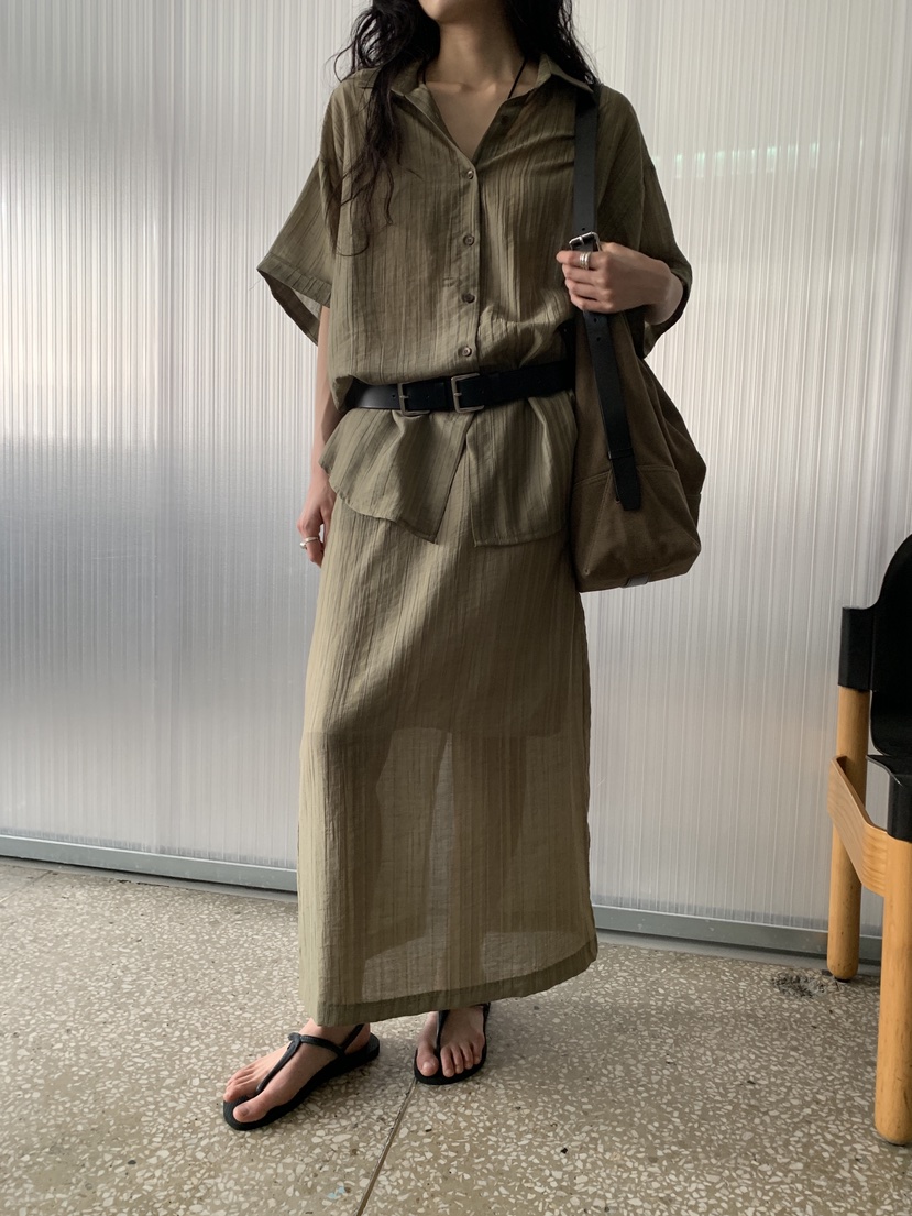 MURMUR韓國東大門直郵女裝新款職業26春夏推薦人氣休閑長裙MURMUR長裙