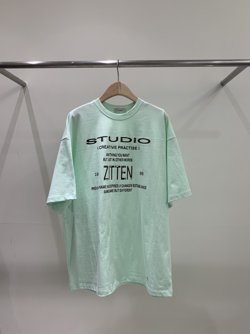 ZITTEN韓國直郵實拍女裝新品時尚熱賣推薦休閑26春夏職業T恤ZITTENT恤圖色1
