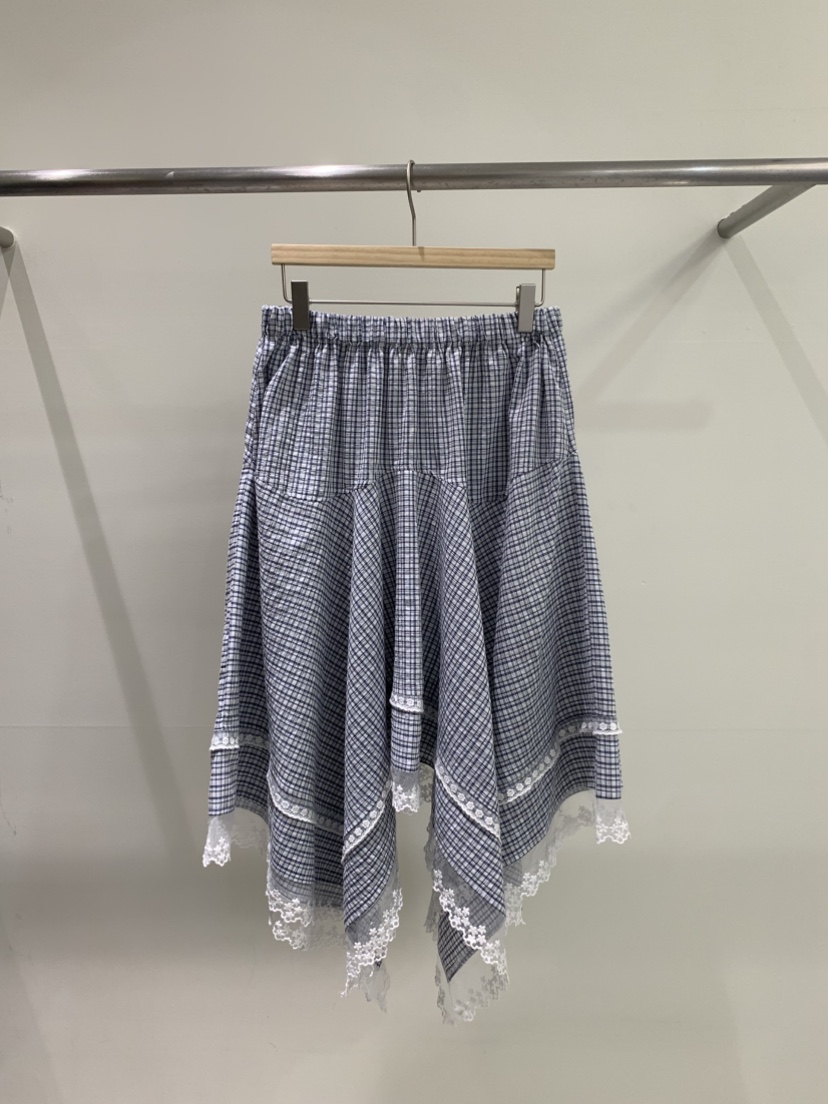 ZITTEN韓國東大門直郵女裝新品熱賣時尚半身裙中短裙格子ZITTEN半身裙/中短裙