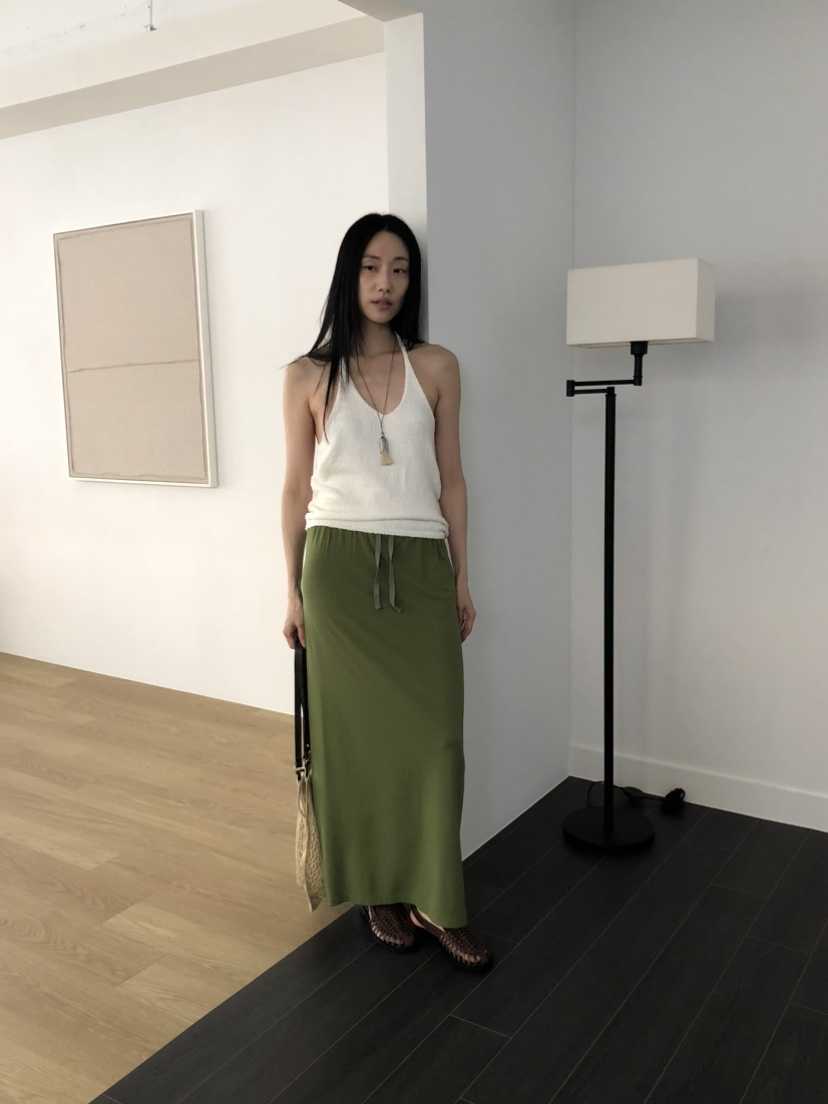 TORRE韓國直郵實拍女士新款職業熱賣推薦休閑26春夏人氣長裙TORRE長裙