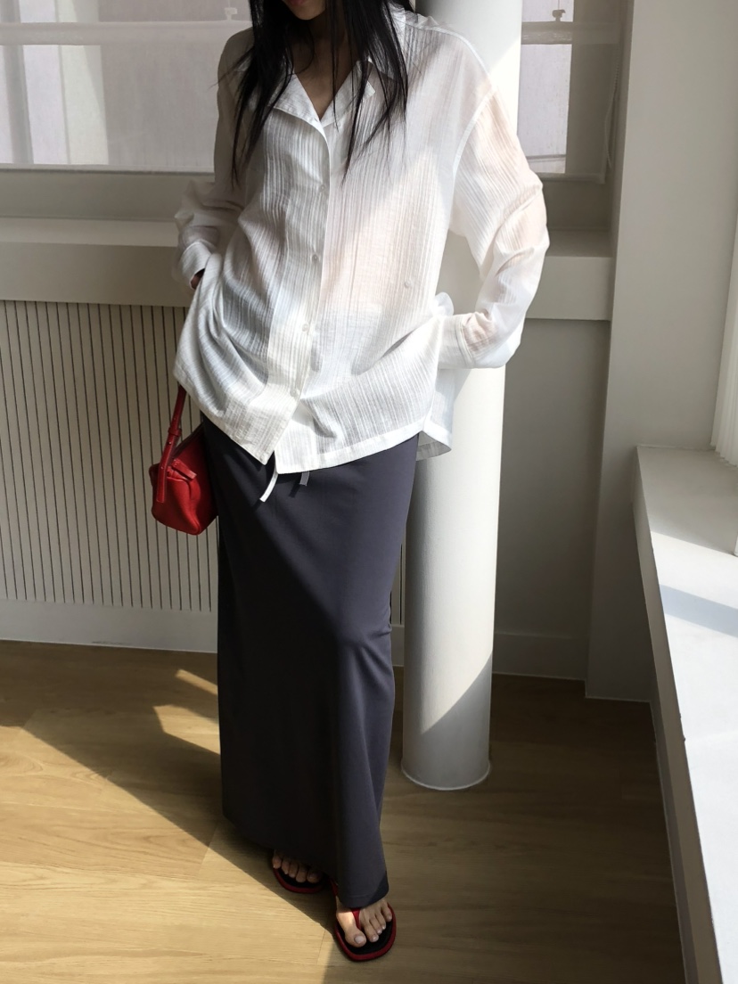 TORRE韓國直郵實拍女士新款職業熱賣推薦休閑26春夏人氣長裙TORRE長裙