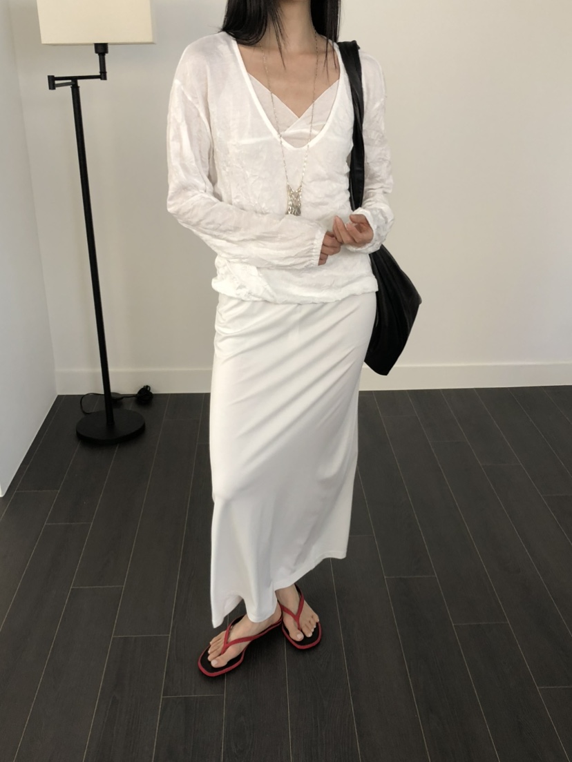 TORRE韓國直郵實拍女士新款職業熱賣推薦休閑26春夏人氣長裙TORRE長裙