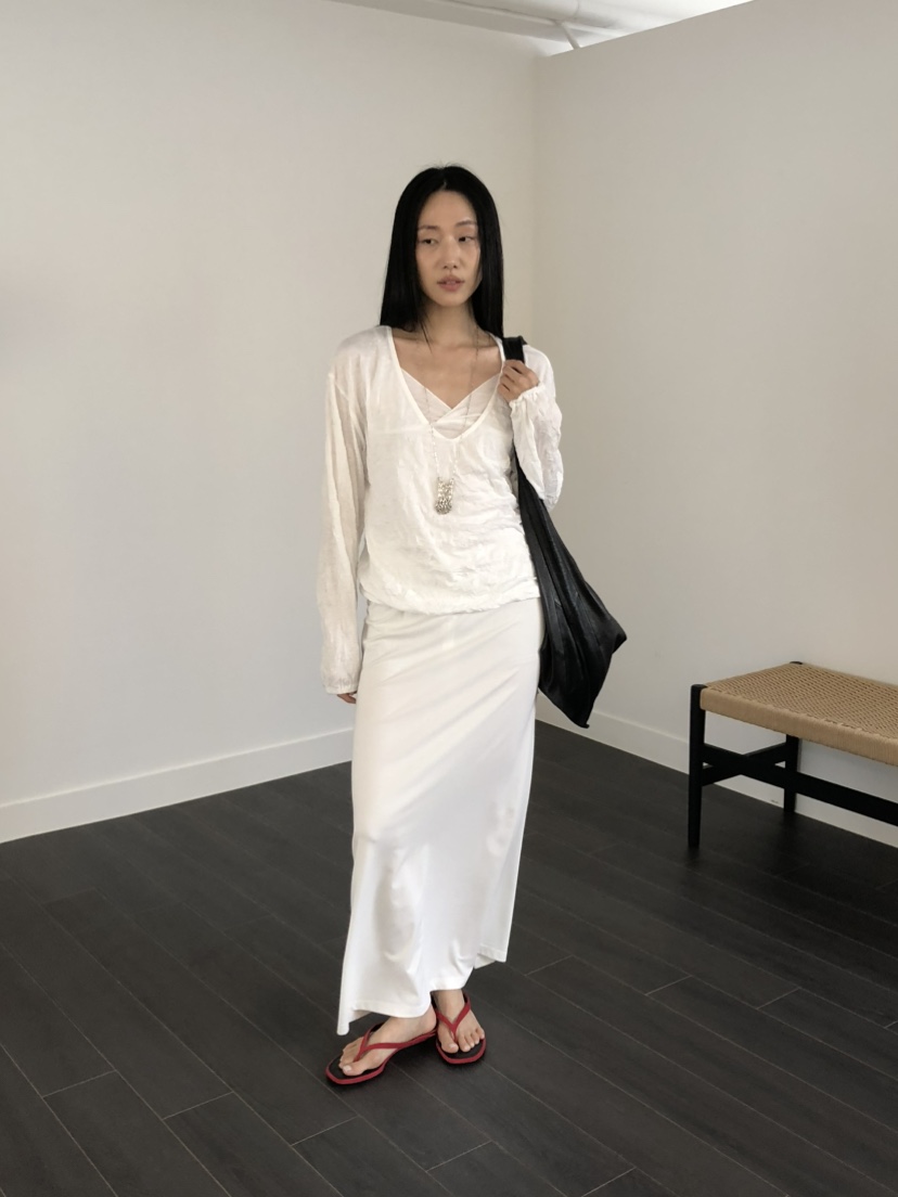 TORRE韓國直郵實拍女士新款職業熱賣推薦休閑26春夏人氣長裙TORRE長裙