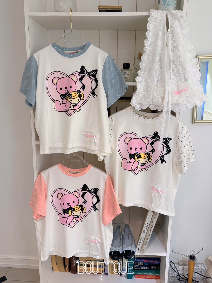 BOUTIQUE-L韓國直郵女裝新品人氣熱賣推薦時尚休閑26春夏T恤BOUTIQUE-LT恤