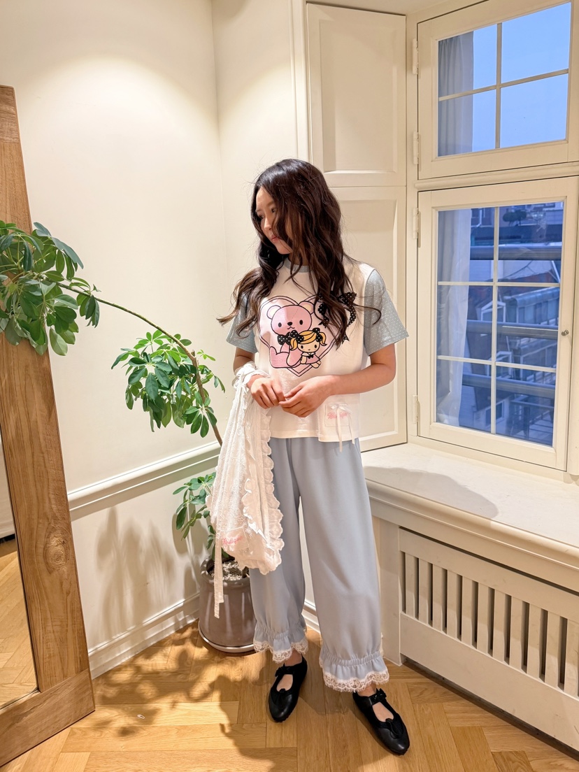 BOUTIQUE-L韓國直郵女裝新品人氣熱賣推薦時尚休閑26春夏T恤BOUTIQUE-LT恤