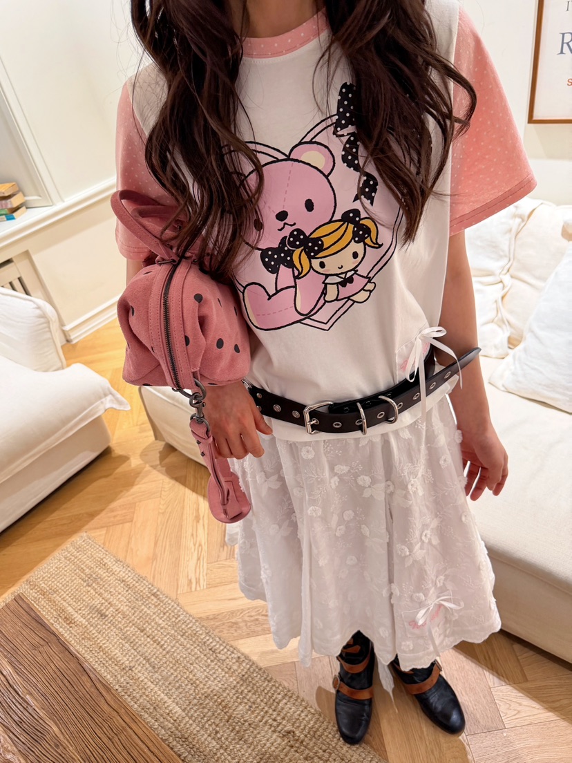 BOUTIQUE-L韓國直郵女裝新品人氣熱賣推薦時尚休閑26春夏T恤BOUTIQUE-LT恤