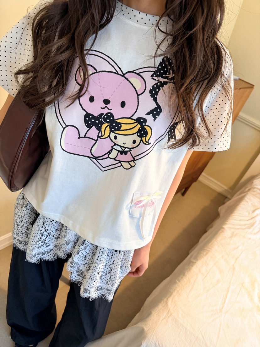 BOUTIQUE-L韓國直郵女裝新品人氣熱賣推薦時尚休閑26春夏T恤BOUTIQUE-LT恤