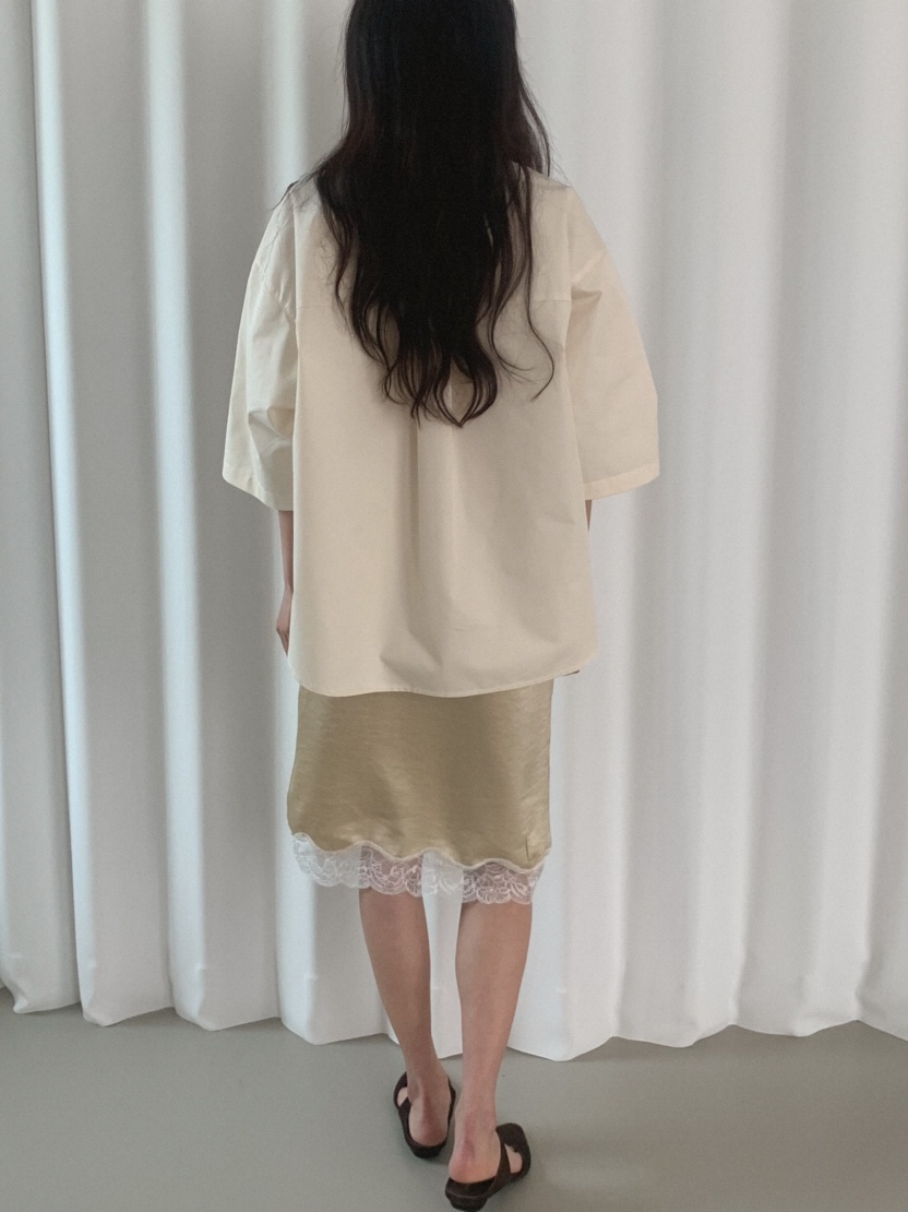 MOSMOS韓國東大門直郵女裝新品熱賣26春夏休閑襯衫蕾絲衫MOSMOS襯衫/蕾絲衫