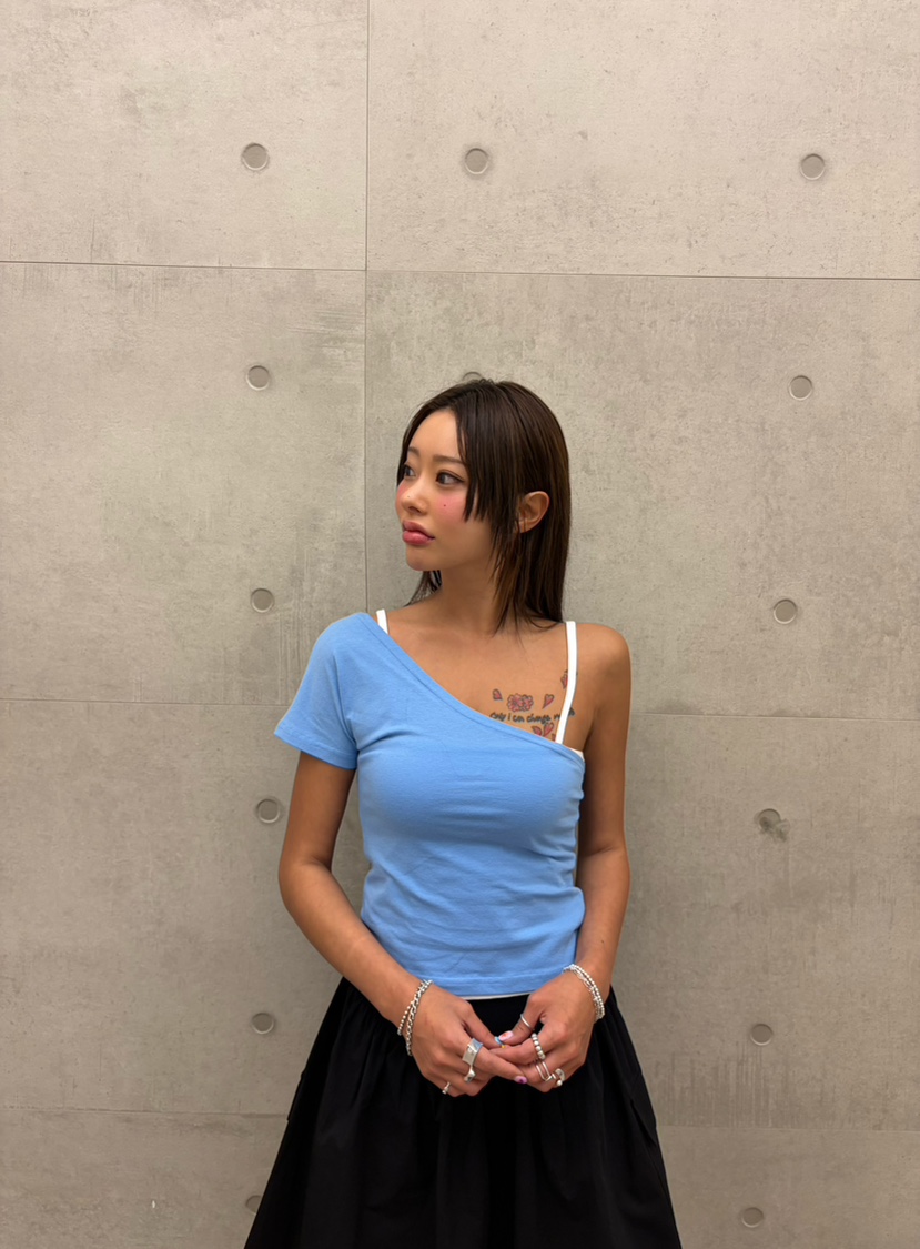 CUCUMBER韓國東大門直郵女士新品時尚人氣推薦職業26春夏T恤CUCUMBERT恤圖色2