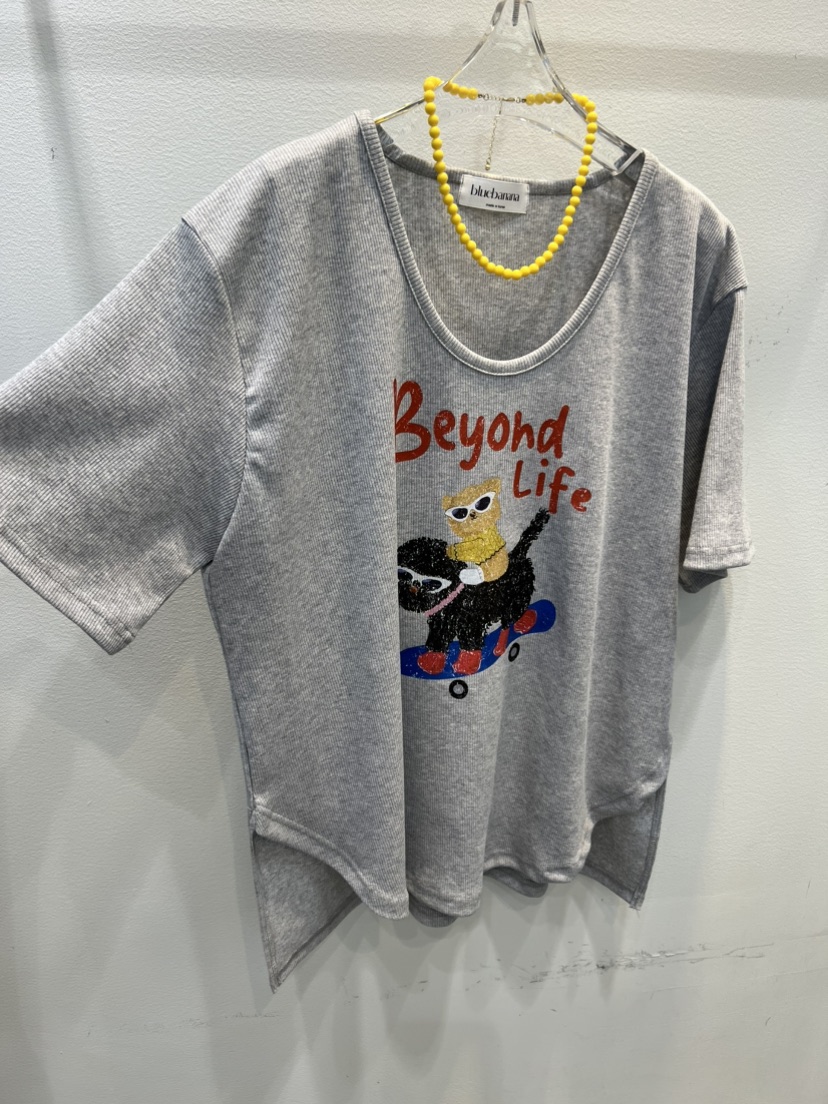 BLUE BANANA韓國代購女士新款推薦人氣休閑職業T恤不含項鏈BLUE BANANAT恤圖色1