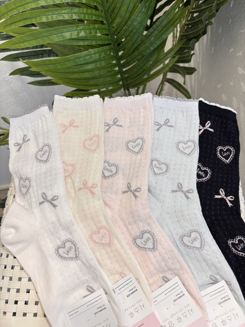 CACTUS-Q韓國東大門代購女裝新款熱賣職業推薦26春夏襪子CACTUS十雙起/可混搭襪子