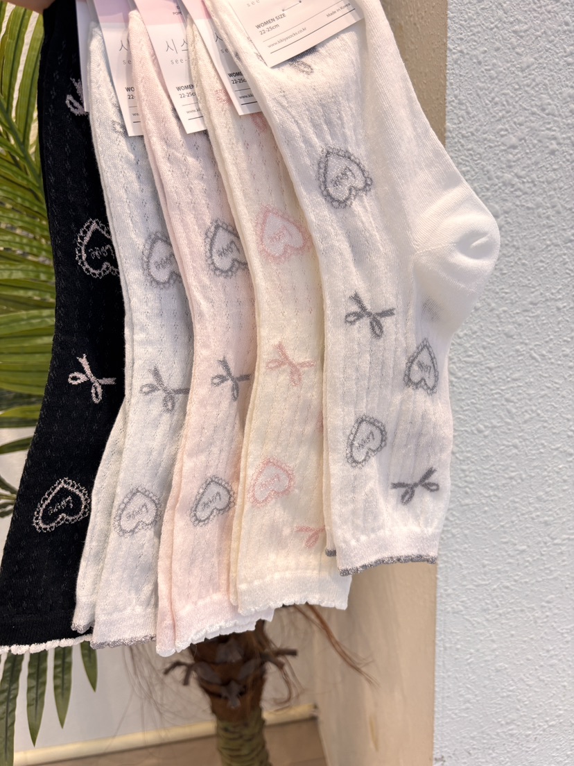 CACTUS-Q韓國東大門代購女裝新款熱賣職業推薦26春夏襪子CACTUS十雙起/可混搭襪子