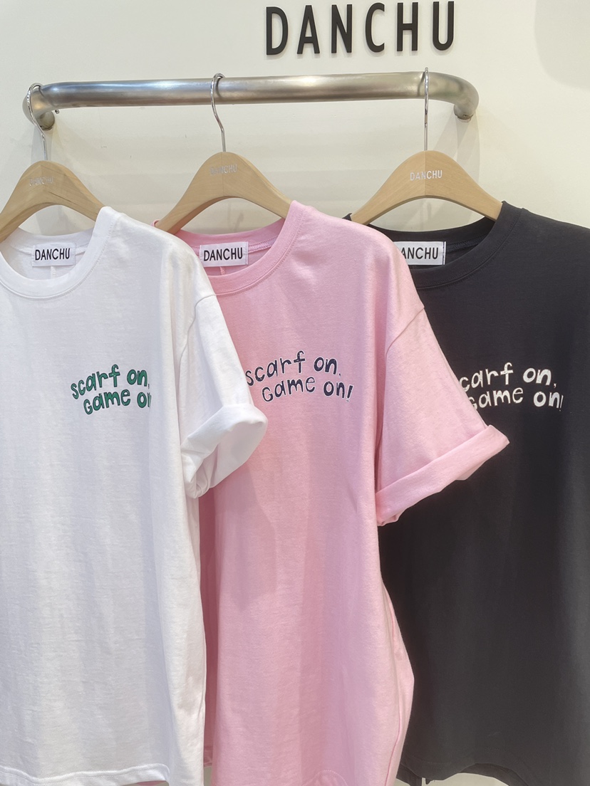 DANCHU韓國直郵實拍女裝新品26春夏休閑職業推薦人氣時尚T恤DANCHUT恤
