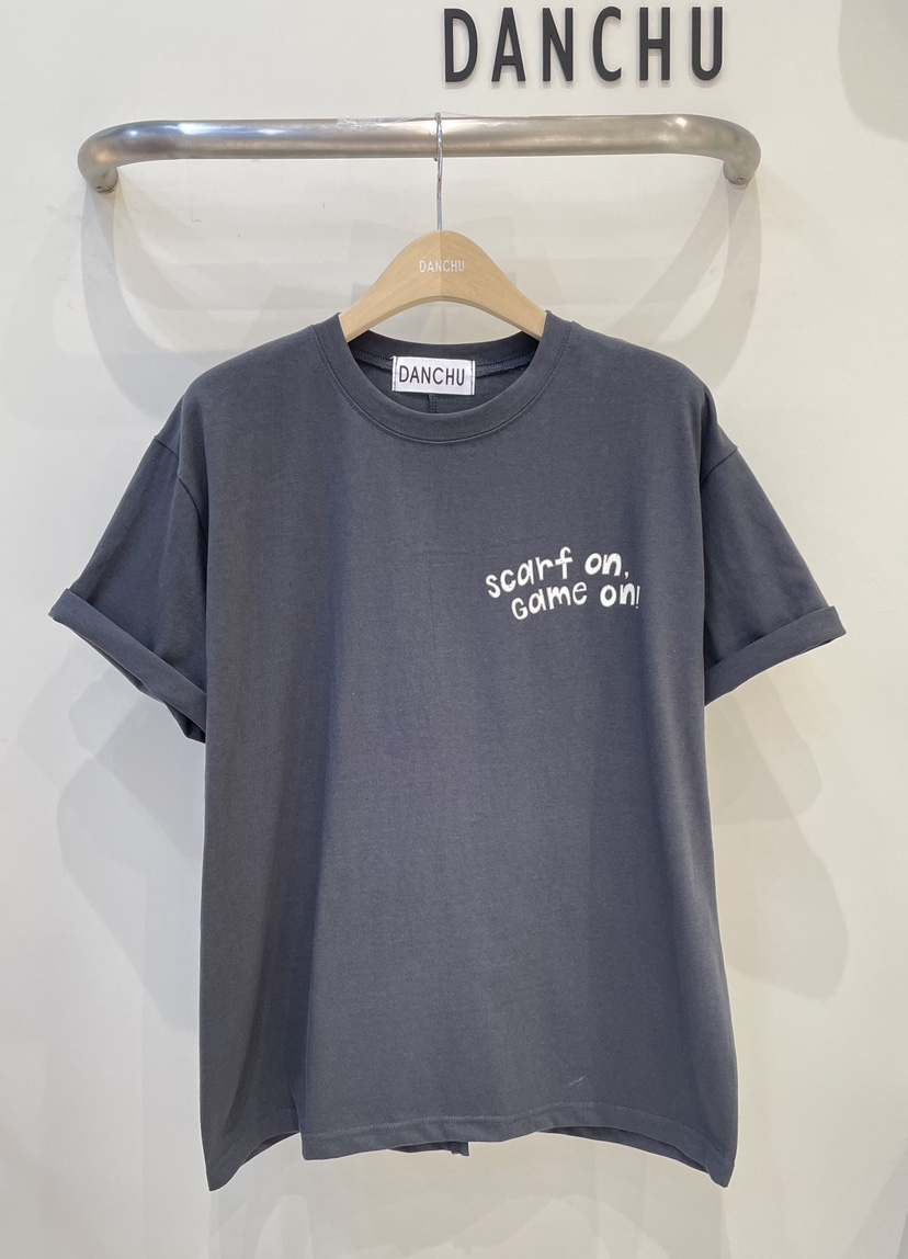 DANCHU韓國直郵實拍女裝新品26春夏休閑職業推薦人氣時尚T恤DANCHUT恤圖色3