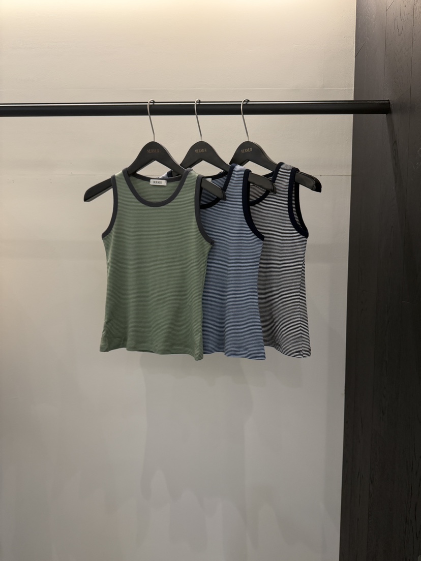 MURMUR韓國東大門代購女士新款時尚熱賣休閑吊帶背心撞色MURMUR吊帶/背心