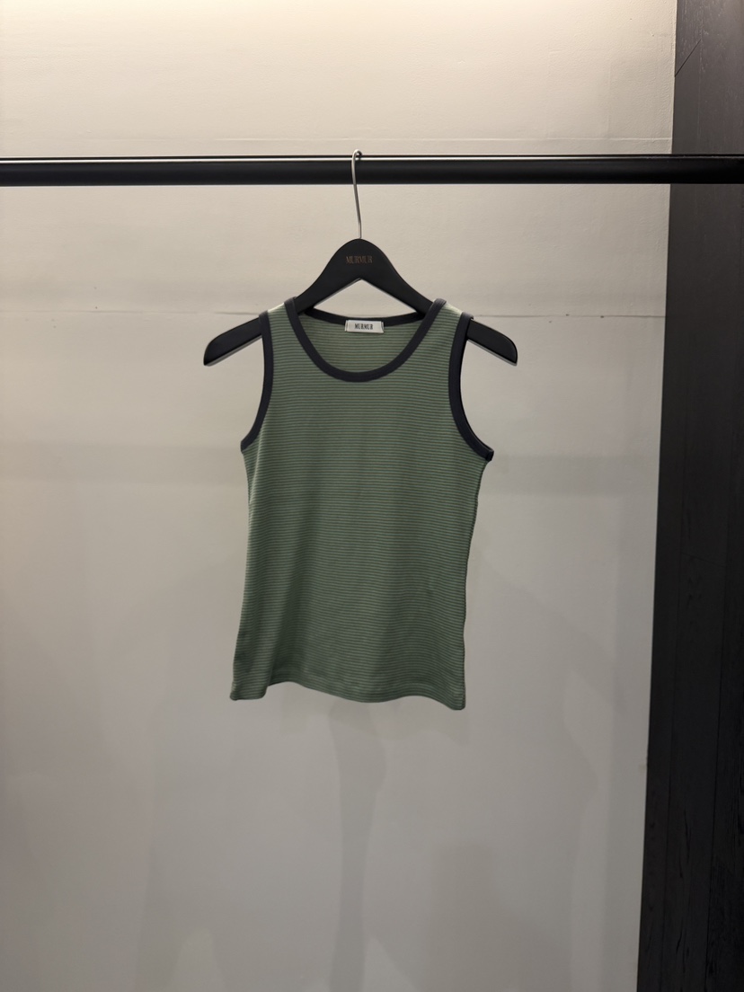 MURMUR韓國東大門代購女士新款時尚熱賣休閑吊帶背心撞色MURMUR吊帶/背心圖色1