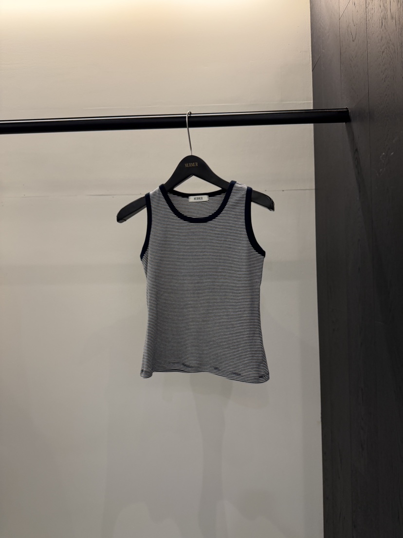 MURMUR韓國東大門代購女士新款時尚熱賣休閑吊帶背心撞色MURMUR吊帶/背心圖色3