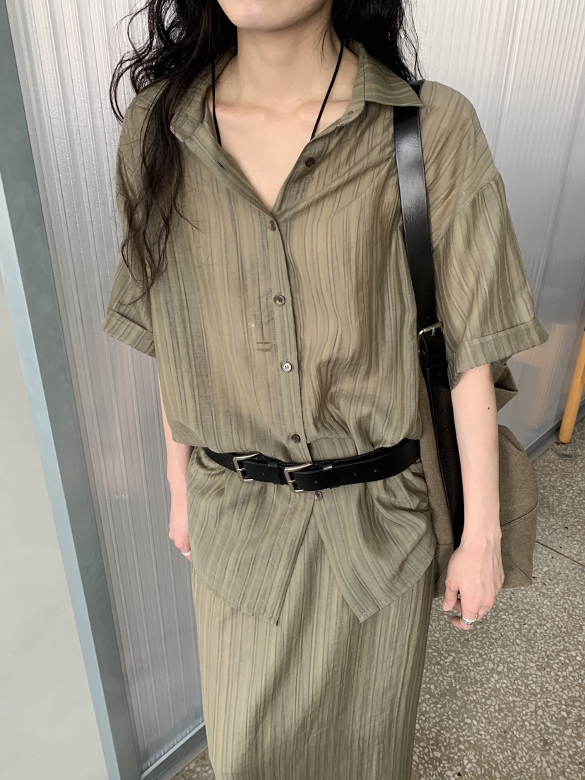 MURMUR韓國代購女裝新品推薦人氣26春夏休閑時尚襯衫蕾絲衫MURMUR襯衫/蕾絲衫